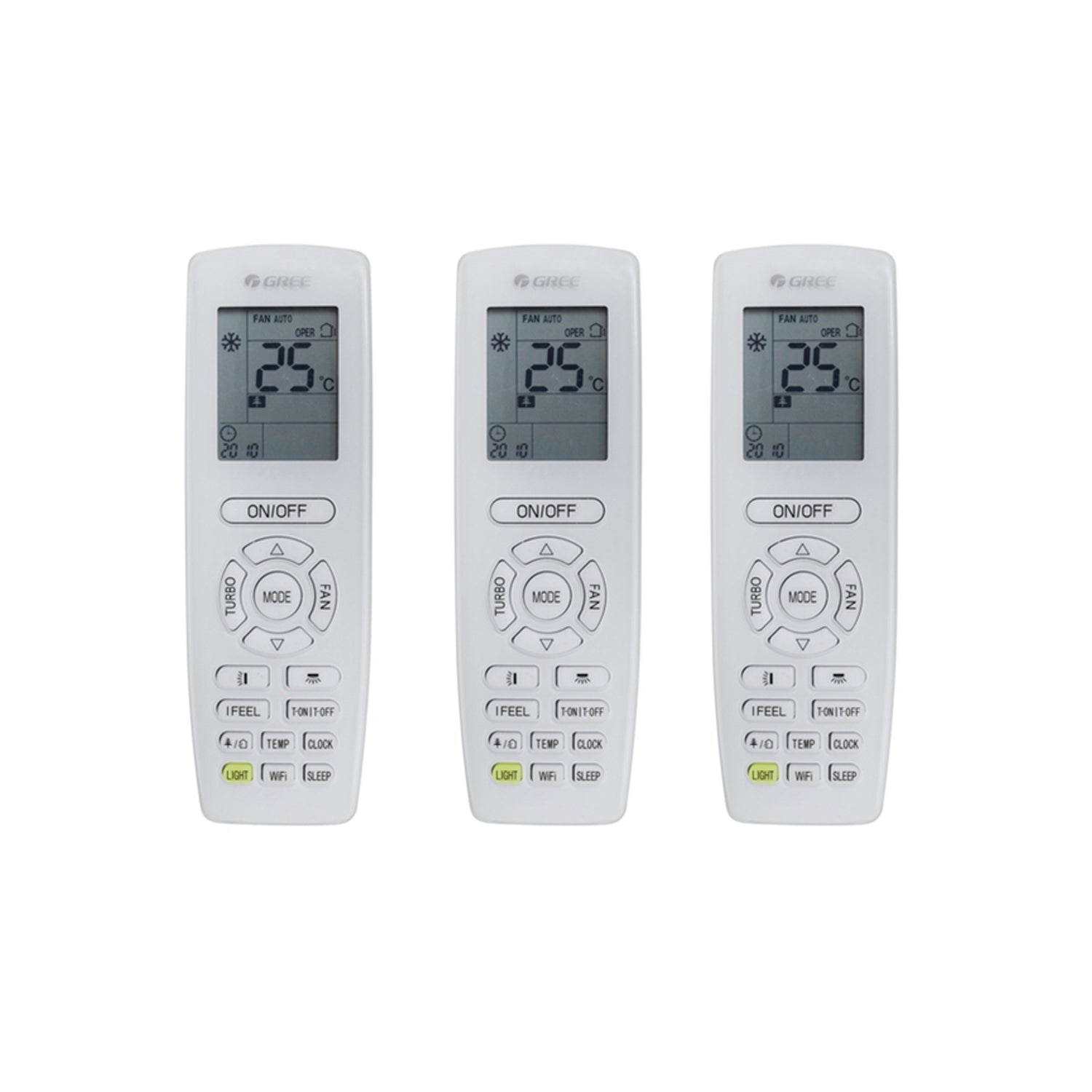 Climatiseur split PULAR à onduleur Wi-Fi 12000+12000+12000 BTU, certifié GREEE A++/A+ (essai).