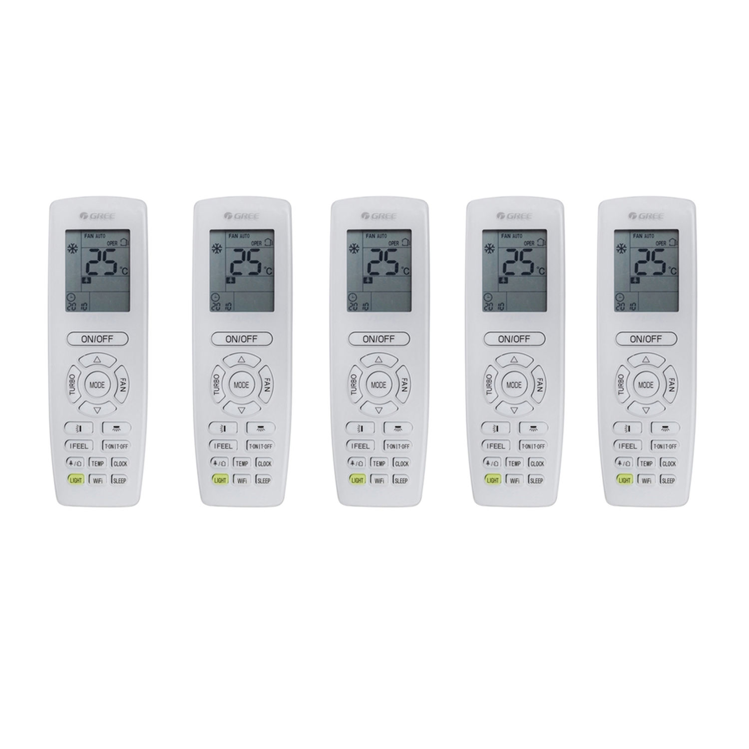 Climatiseur PULAR penta split Wi-Fi inverter 9+9+9+9+9 Btu GREE R32 classe A++/A+