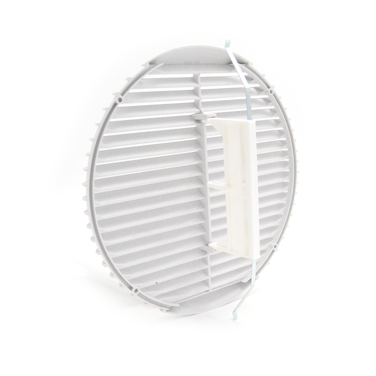 Grille de ventilation ronde Ø 262 mm en plastique avec ressorts de fixation