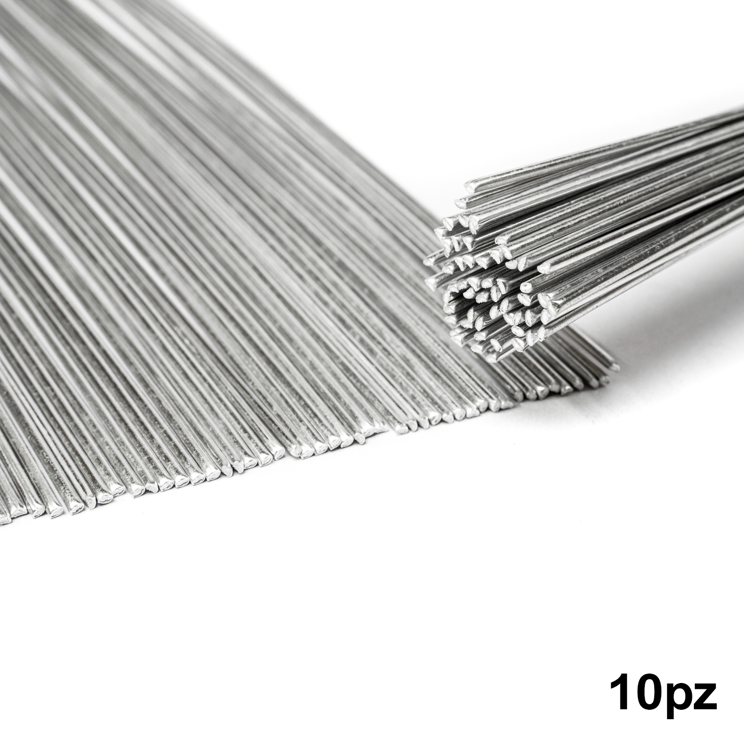 Tiges en alliage d'aluminium pour soudage au chalumeau - lot de 10