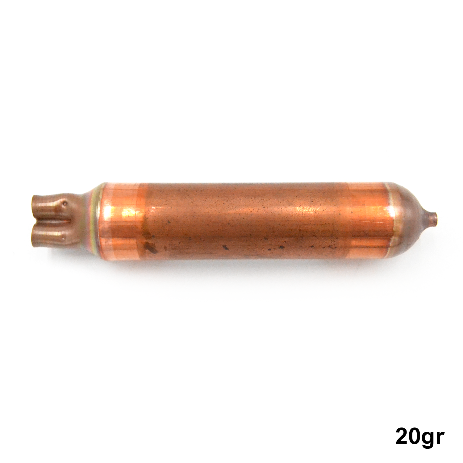 Filtre déshydrateur 3 voies en cuivre moléculaire 20 g - pour circuits frigorifiques