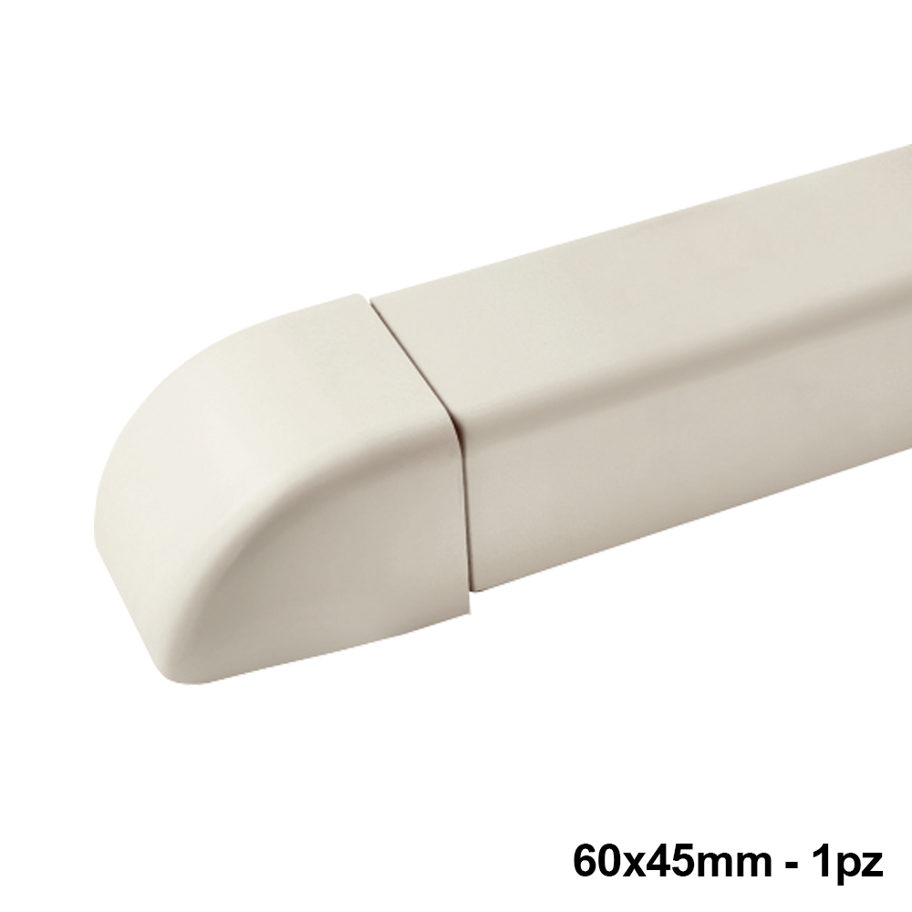 Embout pour conduit 60 x 45 mm - 1 pièce