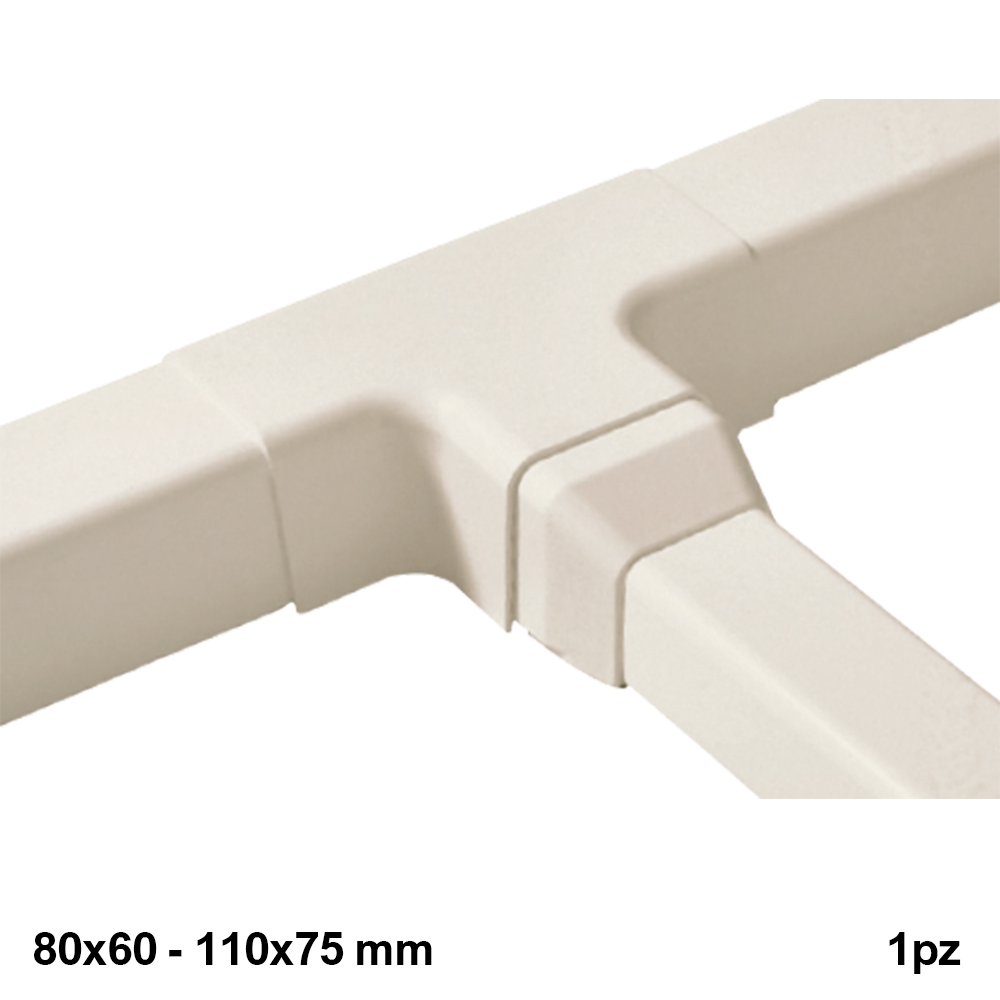 Réduction 80x60 - 110x75 - pour conduit - 1 pièce