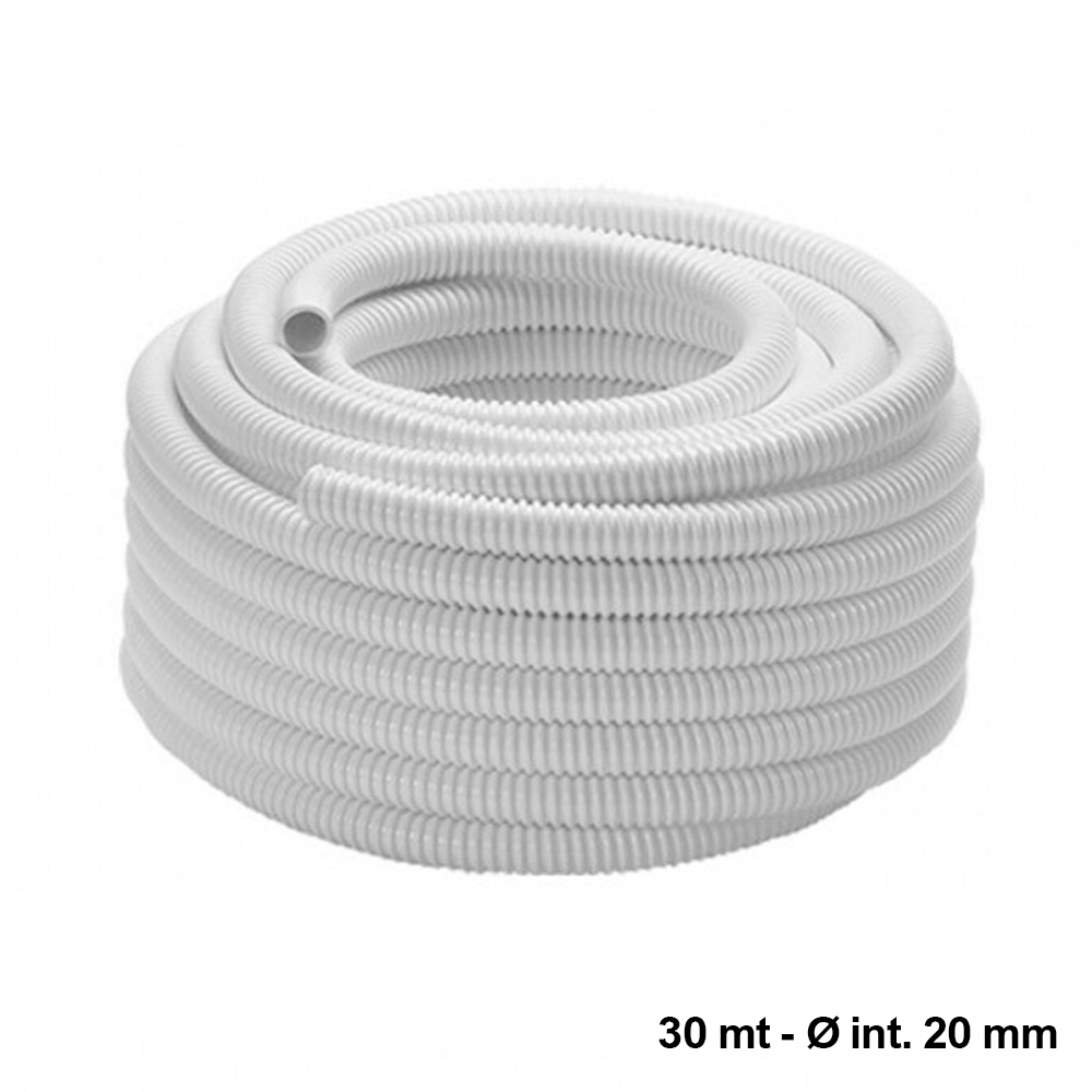 Rouleau de 30 m de tuyau d'évacuation des condensats - diamètre intérieur de 20 mm