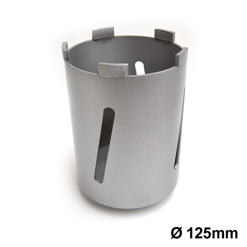 Foret diamanté pour carottier Ø 125 mm - longueur 160 mm