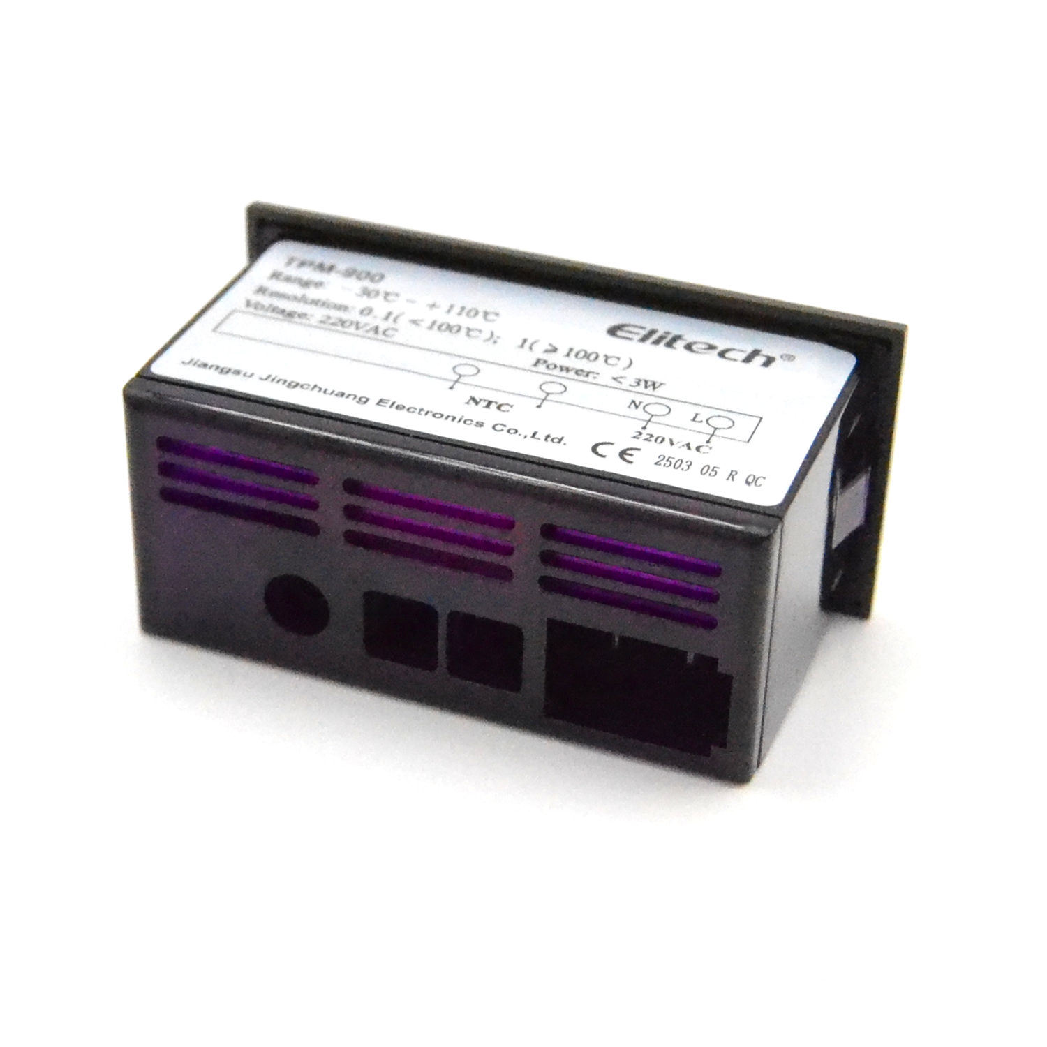 Contrôleur de température numérique Elitech 220 V de -40 °C à +110 °C