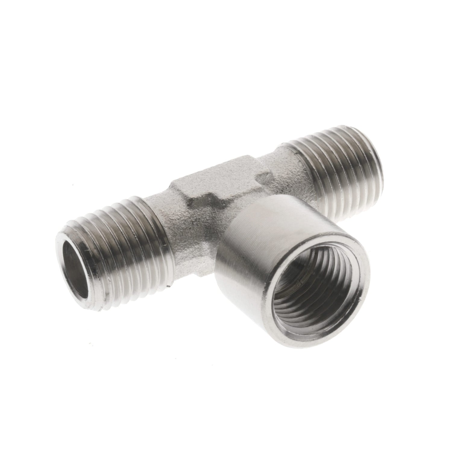 Raccord en T 1/8", filetage gaz, mâle, femelle, mâle