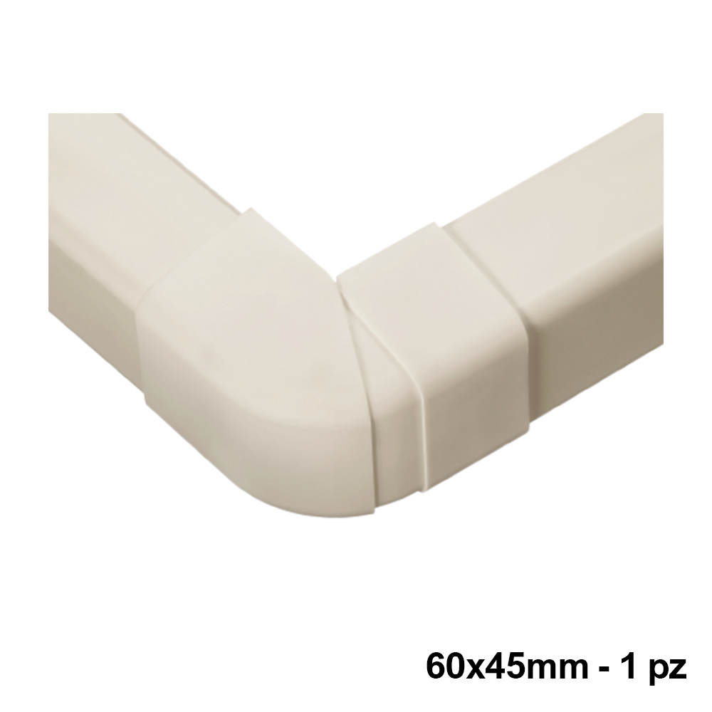 Raccord d'angle extérieur réglable 60 x 45 mm - 1 pièce
