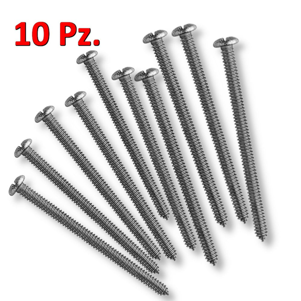 Lot de 10 vis de fixation pour boîtier 503 - dimensions 3,5 x 50 mm - Feb Elettrica