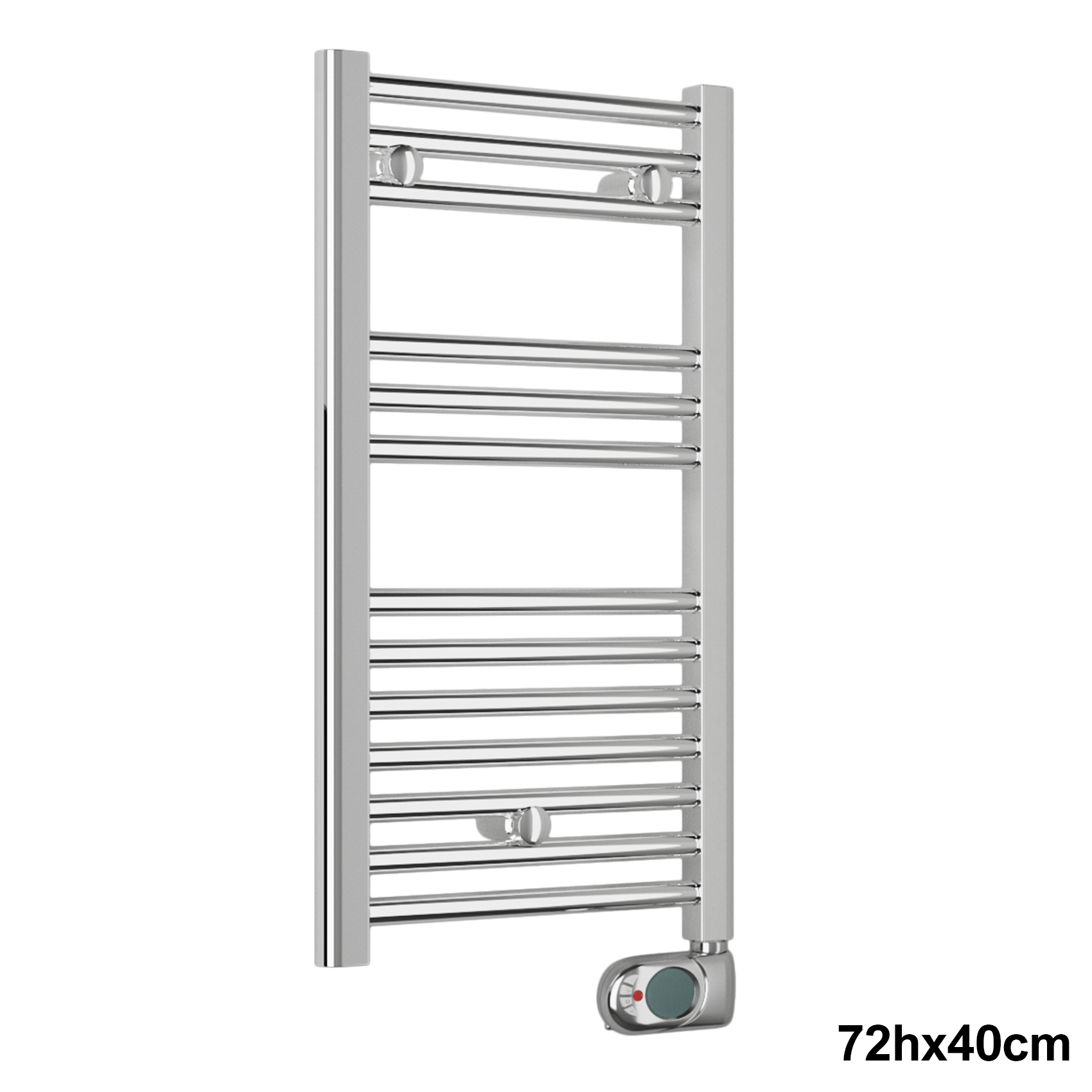CORTINA EVO CHROME Electric Towel Rail 72x40 cm with Programmable Digital Thermostat