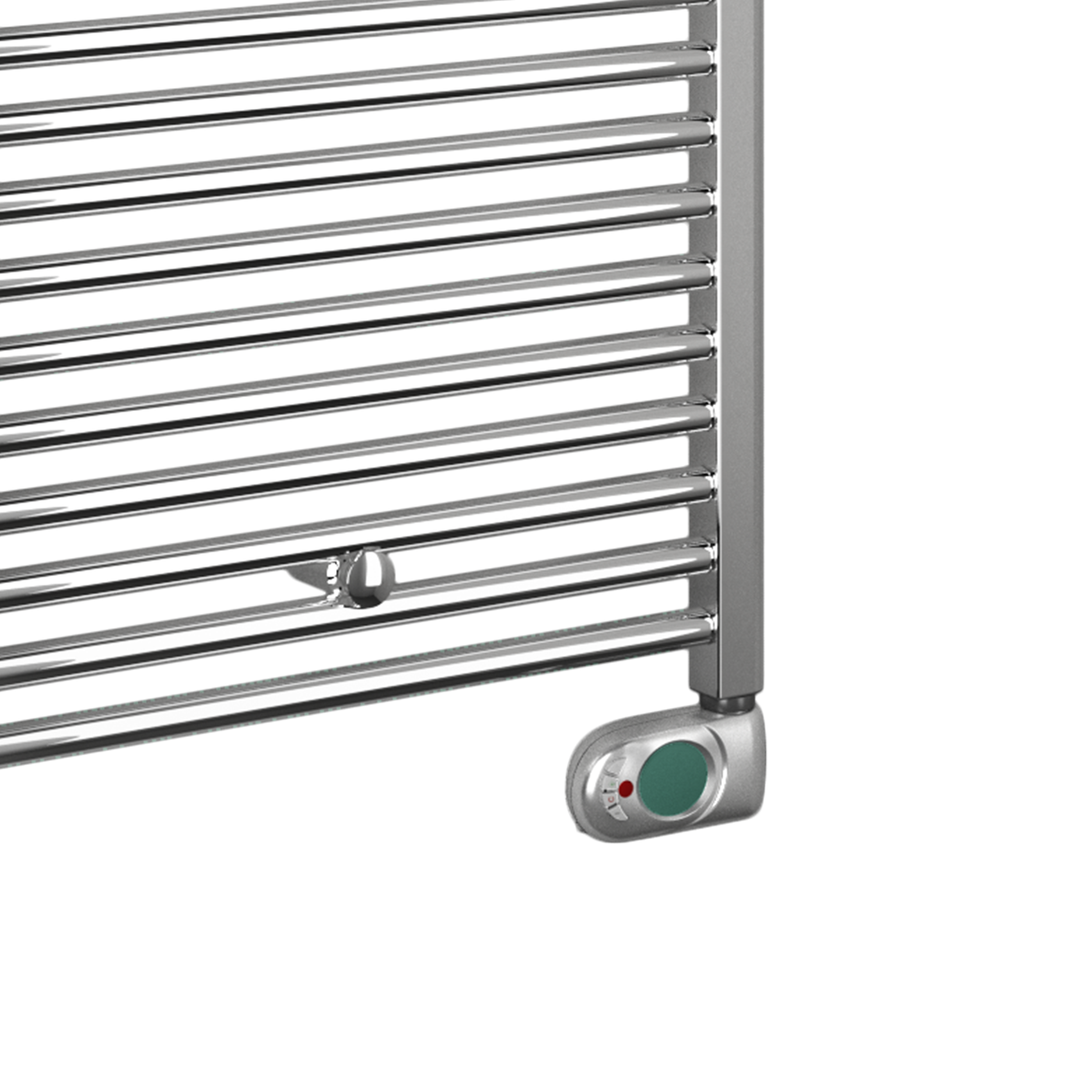 CORTINA EVO CHROME Electric Towel Rail 72x40 cm with Programmable Digital Thermostat