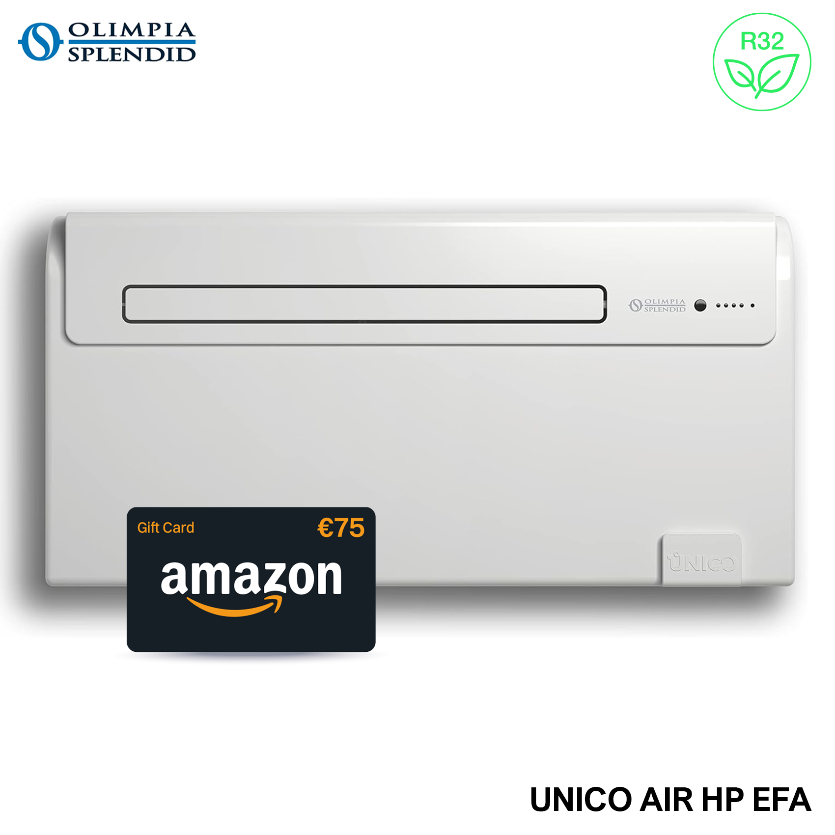 OLIMPIA UNICO AIR HP EFA sans unité externe pour le chauffage et le refroidissement