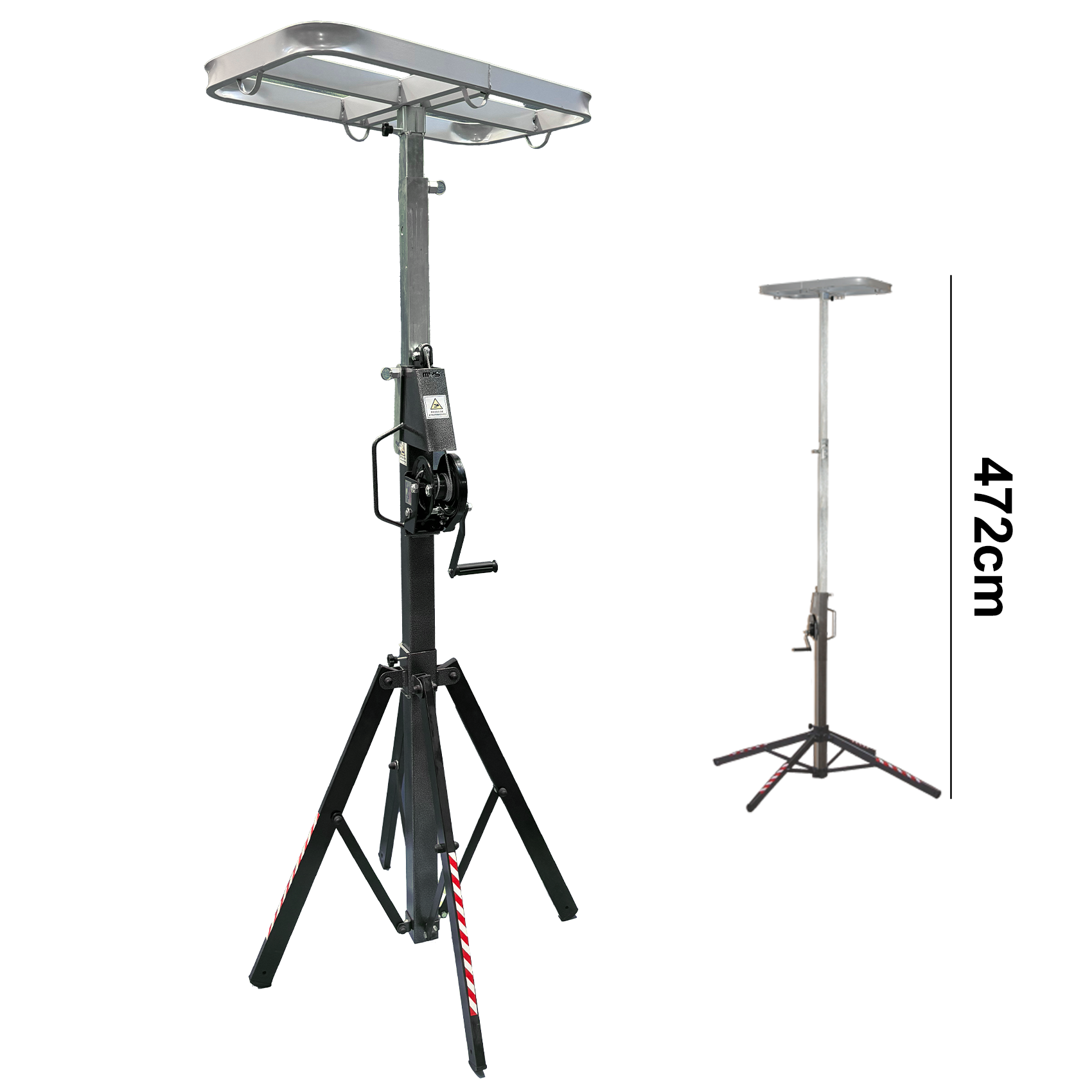 Unité d'ascenseur avec climatisation externe gainable à cassettes, hauteur maximale 472 cm