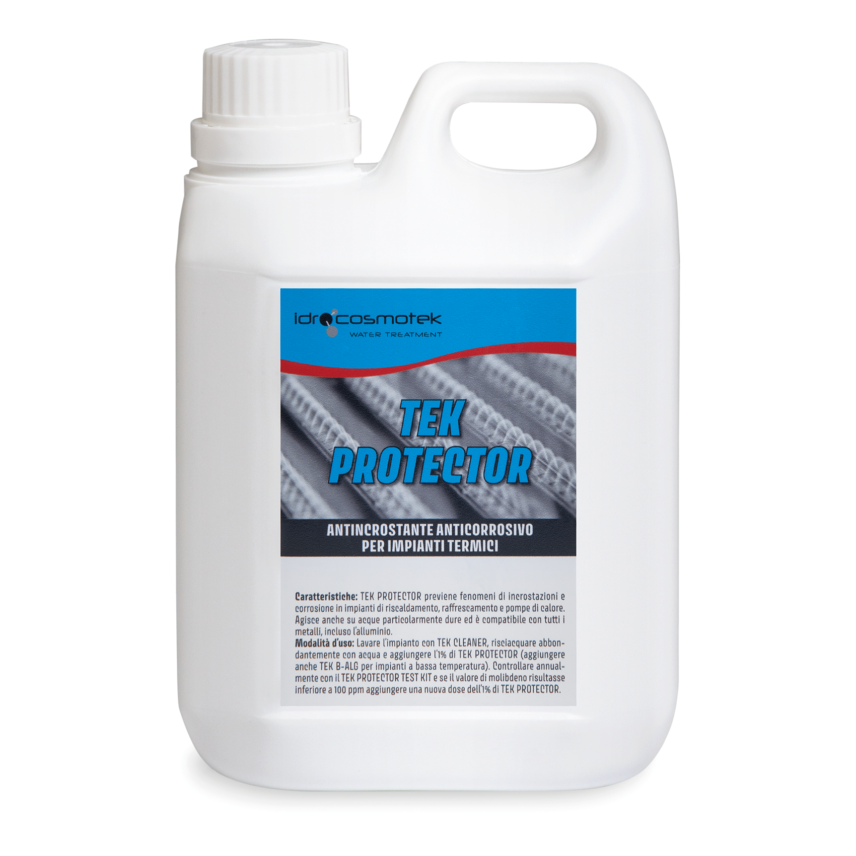 TEK PROTECTOR - liquide filmogène anti-tartre et anti-corrosion pour systèmes de chauffage