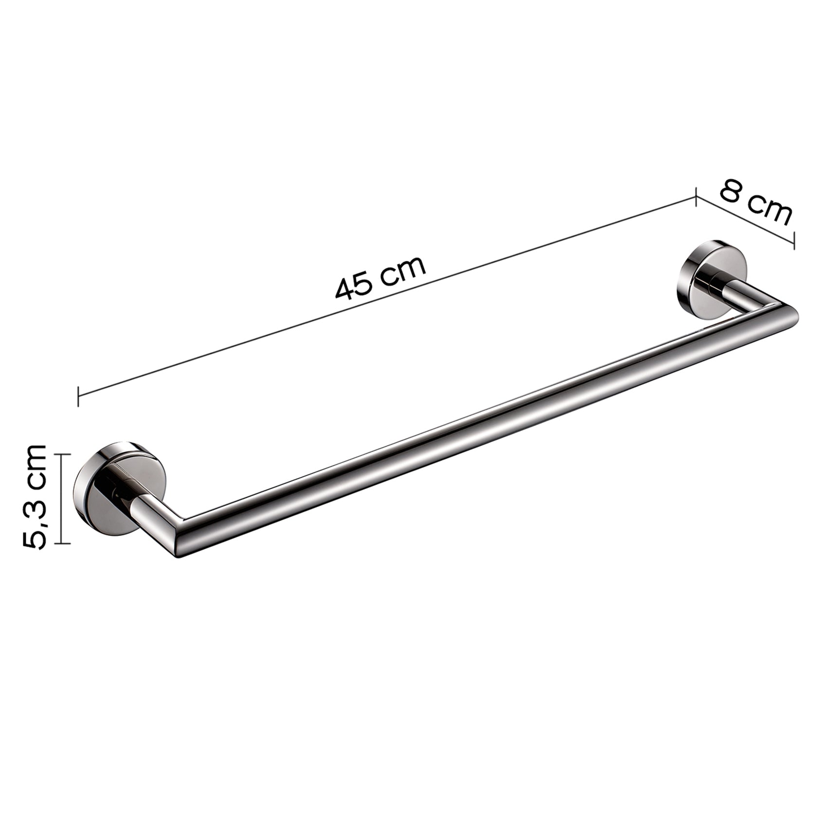 45 cm steel towel holder - PROJECT GEDY
