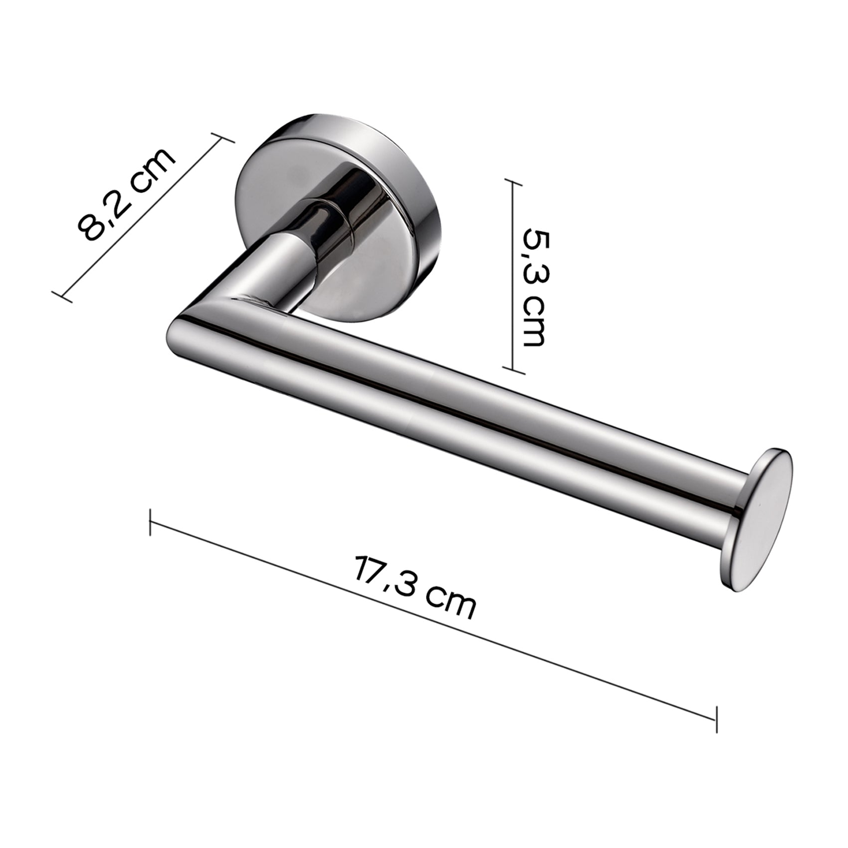 Stainless steel toilet roll holder - PROJECT GEDY