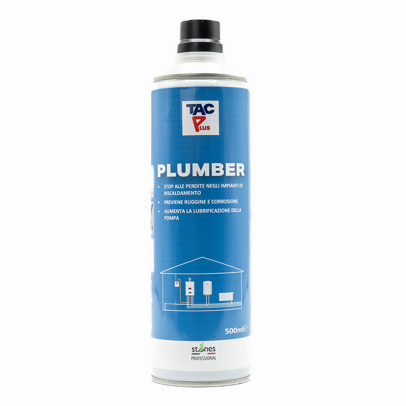 PLUMBER 500 ml de produit anti-fuite pour pierres de chauffage