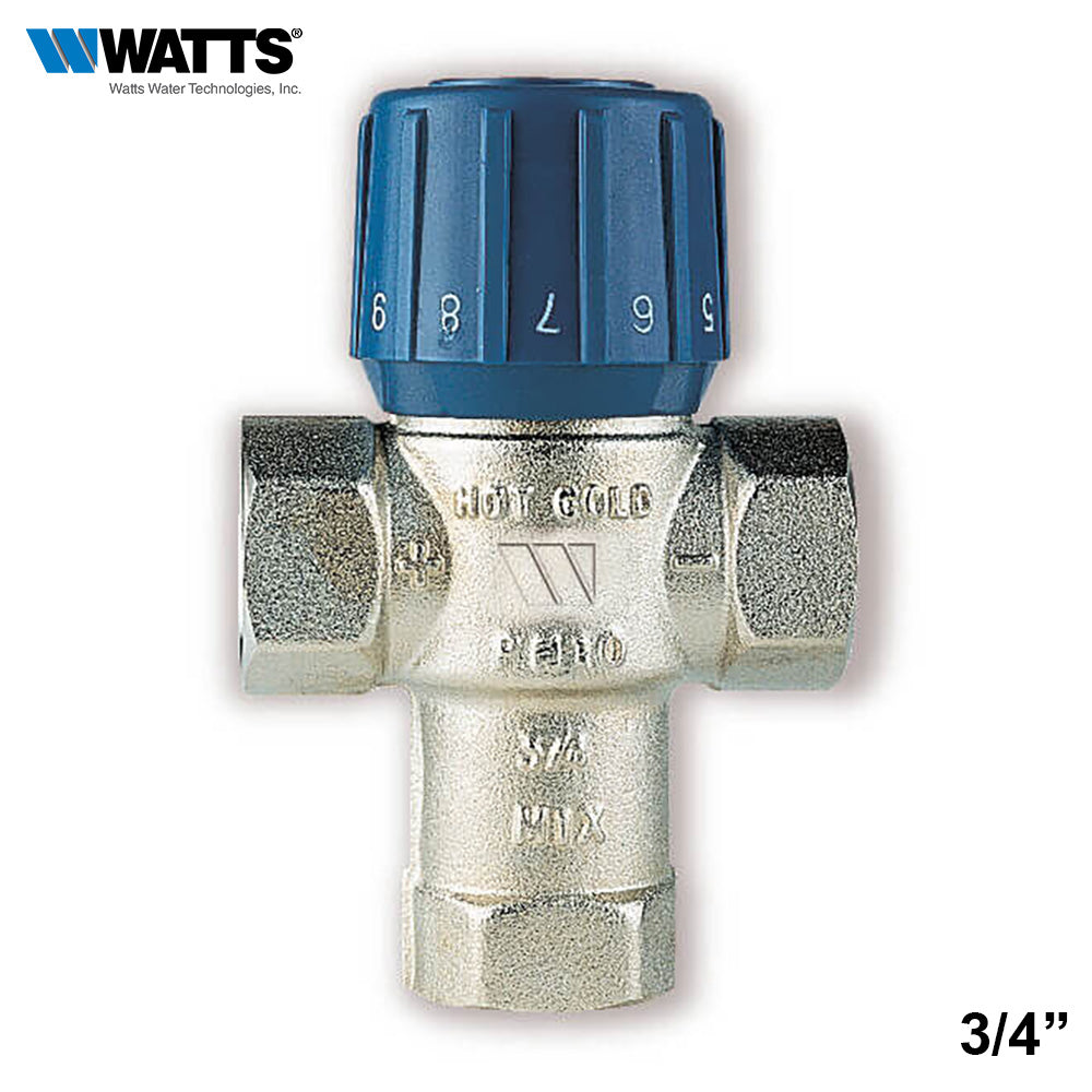 Mélangeur 3 voies WATTS AQUAMIX 3/4 pour systèmes de chauffage radiant