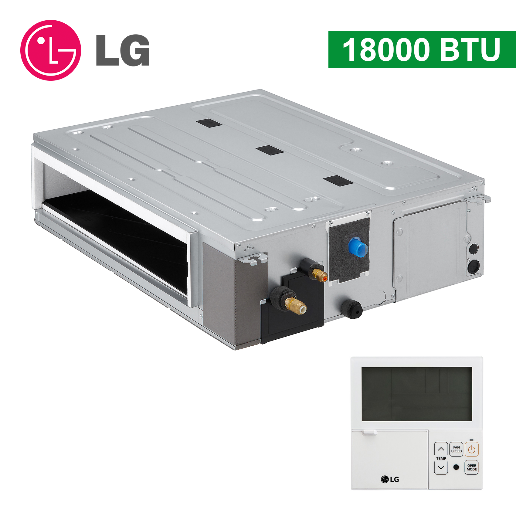 LG 18000 BTU indoor unit, new vertical/horizontal single-duct version