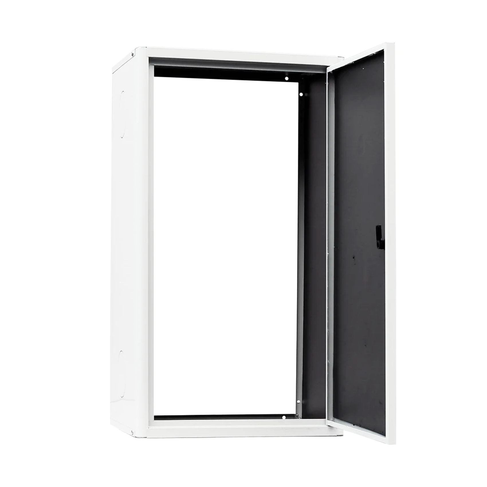 Couvercle de chaudière isolé en tôle peinte en blanc, dimensions H110 L60 P43 (cm)