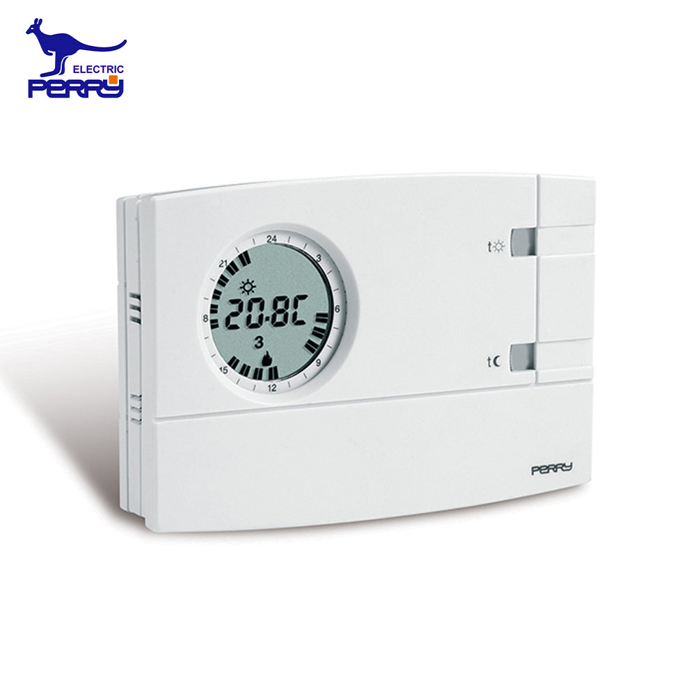 Perry 1CRCR209/S - EASY Series Wall-Mounted Analogue/Digital Weekly Chronothermostat