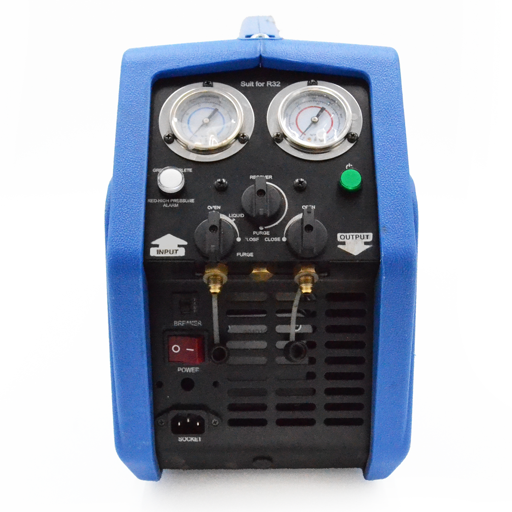 Unité de récupération de gaz avec séparation d'huile - 3/4 CV, également compatible avec les gaz R32 et R1234YF.
