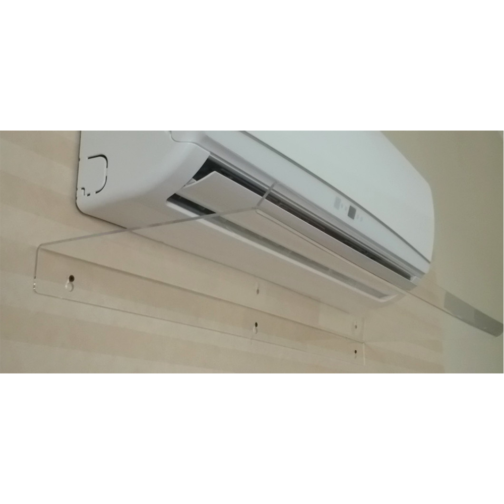 Déflecteur d'air transparent pour climatiseur split 90x31x5 (cm)