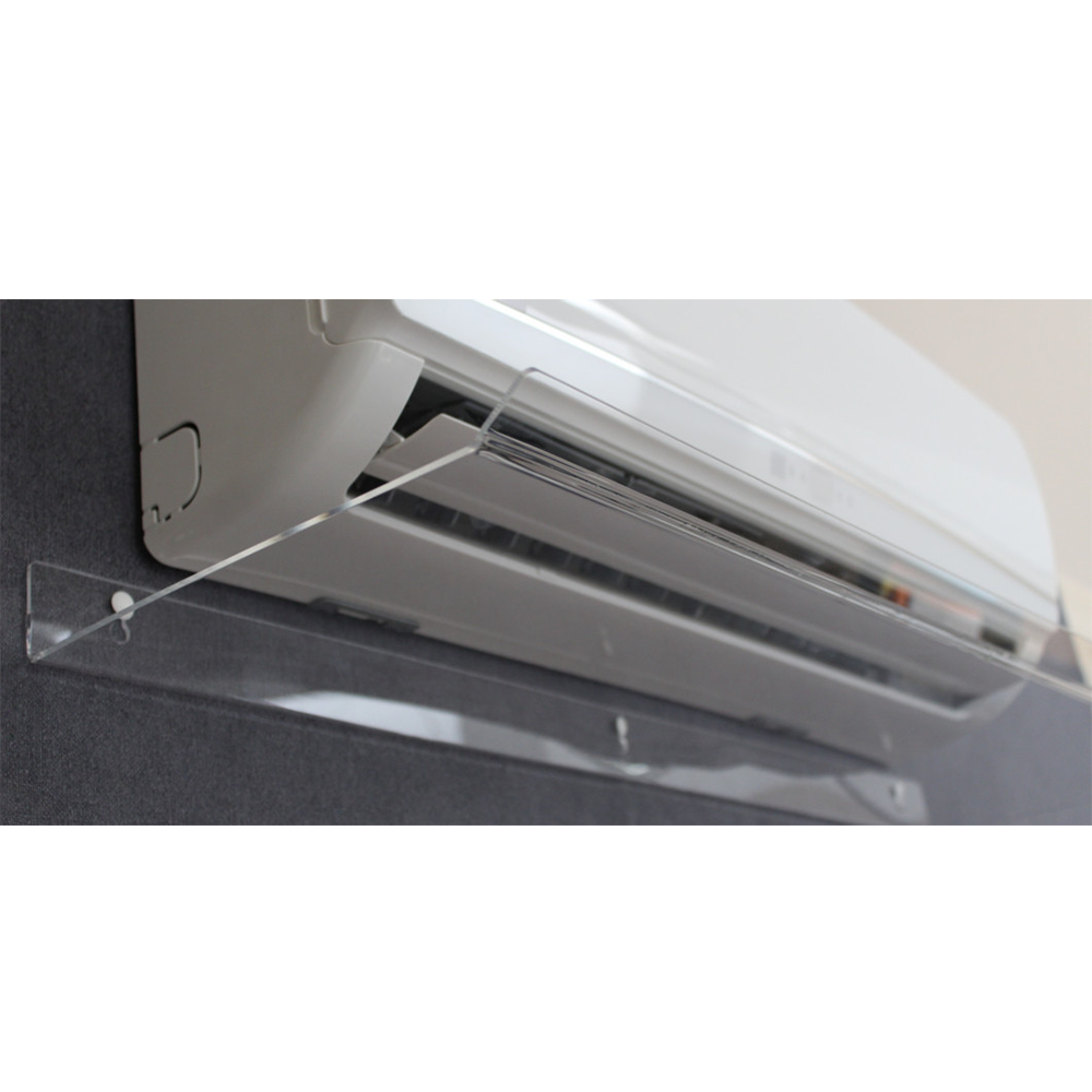 Déflecteur d'air transparent pour climatiseur split 110x31x5 (cm)