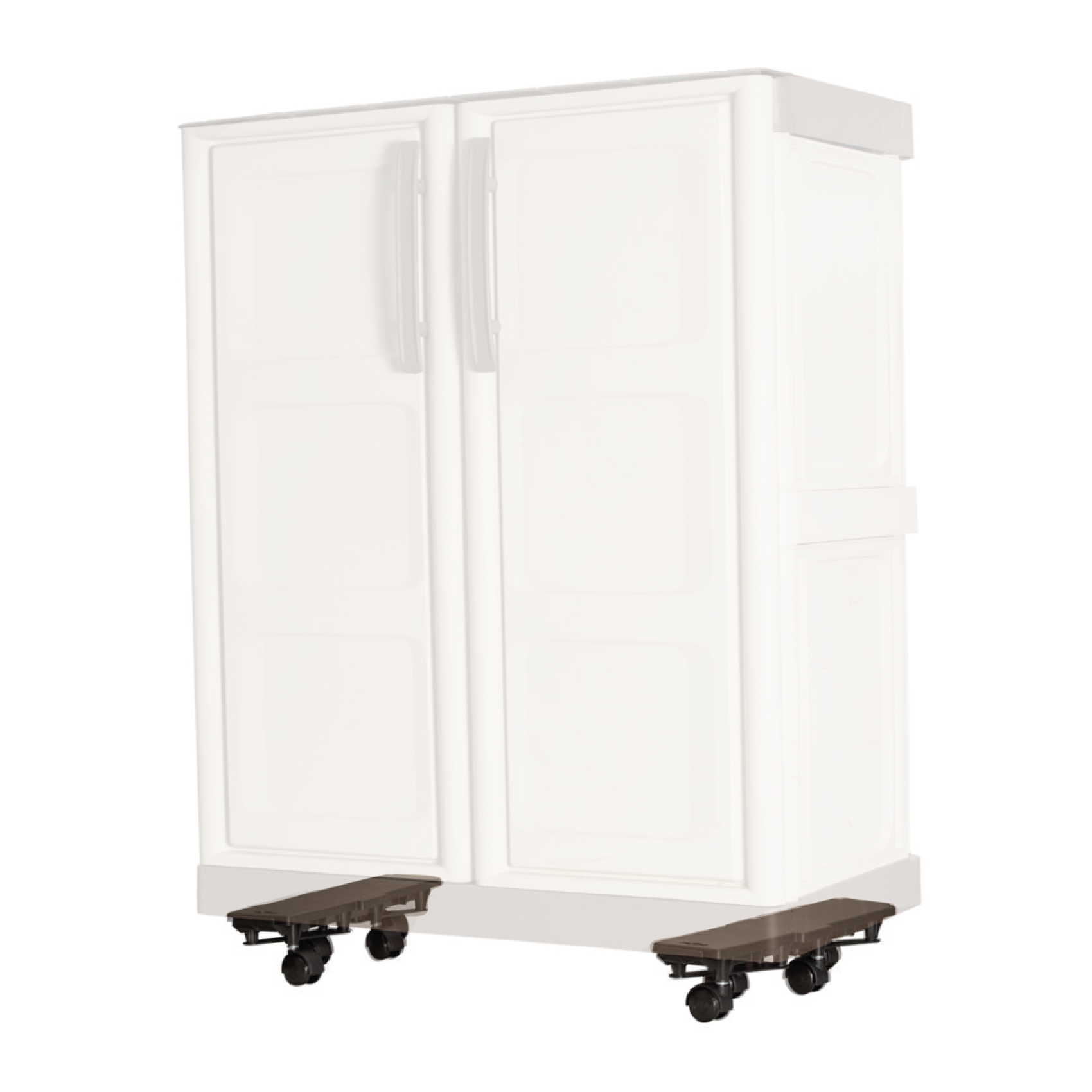Chariot de transport en polypropylène, capacité de charge 170 kg, 36 x 10 x 8 cm
