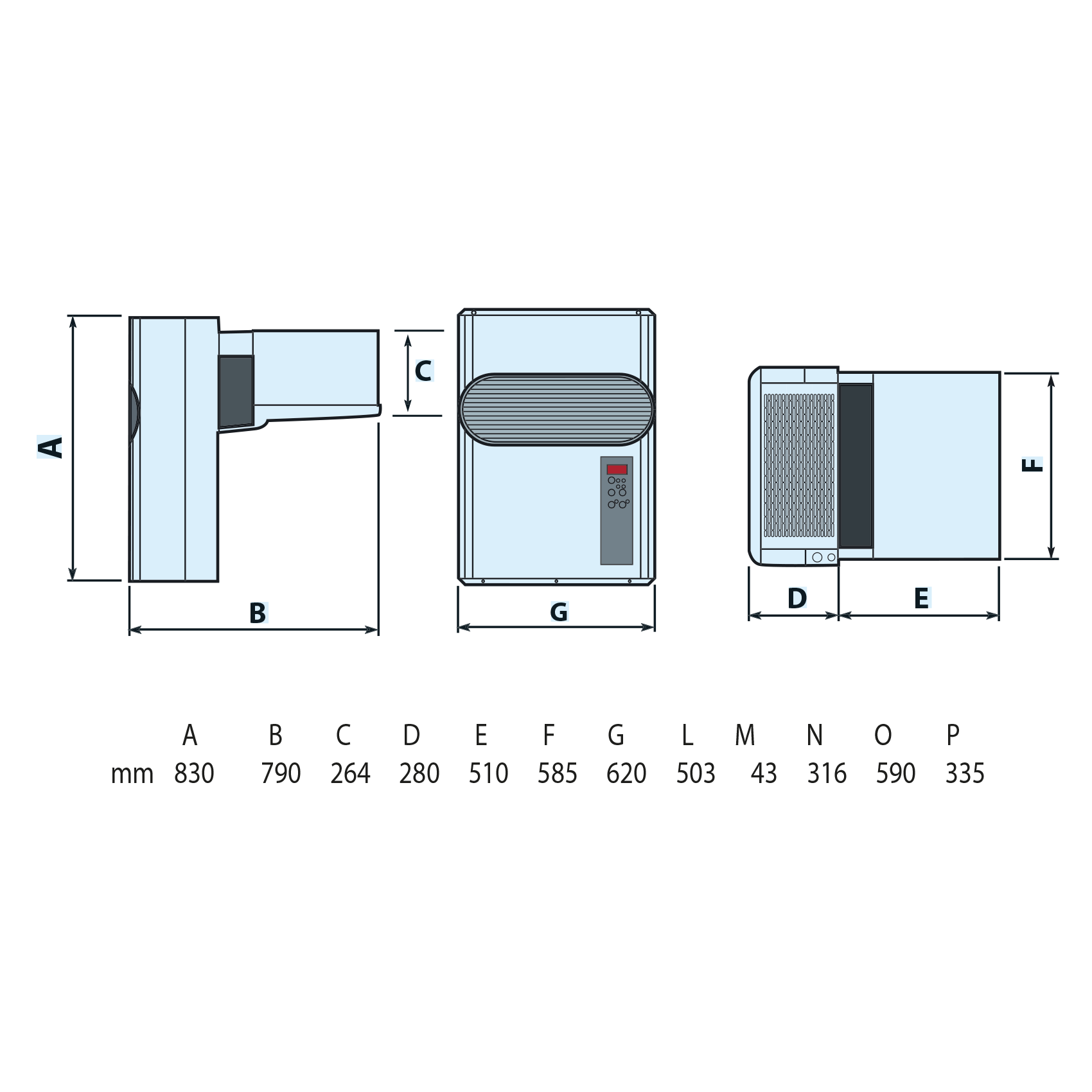 Unité monobloc R452 BT pour chambre froide - HP 2,15 - Groupe Zanotti Daikin