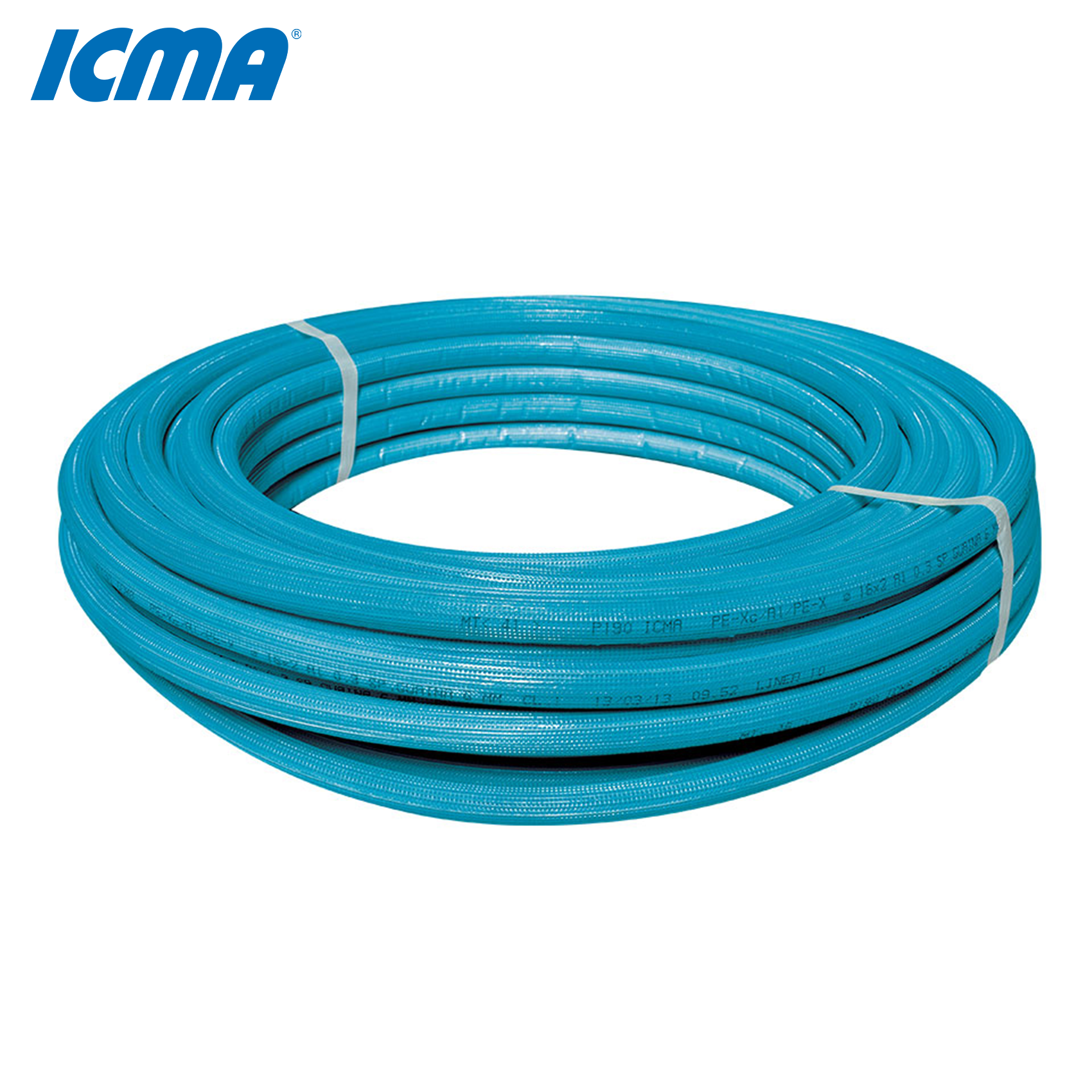 Tuyau multicouche isolé BLEU PE-Xc Ø 16 x 2 mm, épaisseur 0,3 mm - Rouleau de 50 m