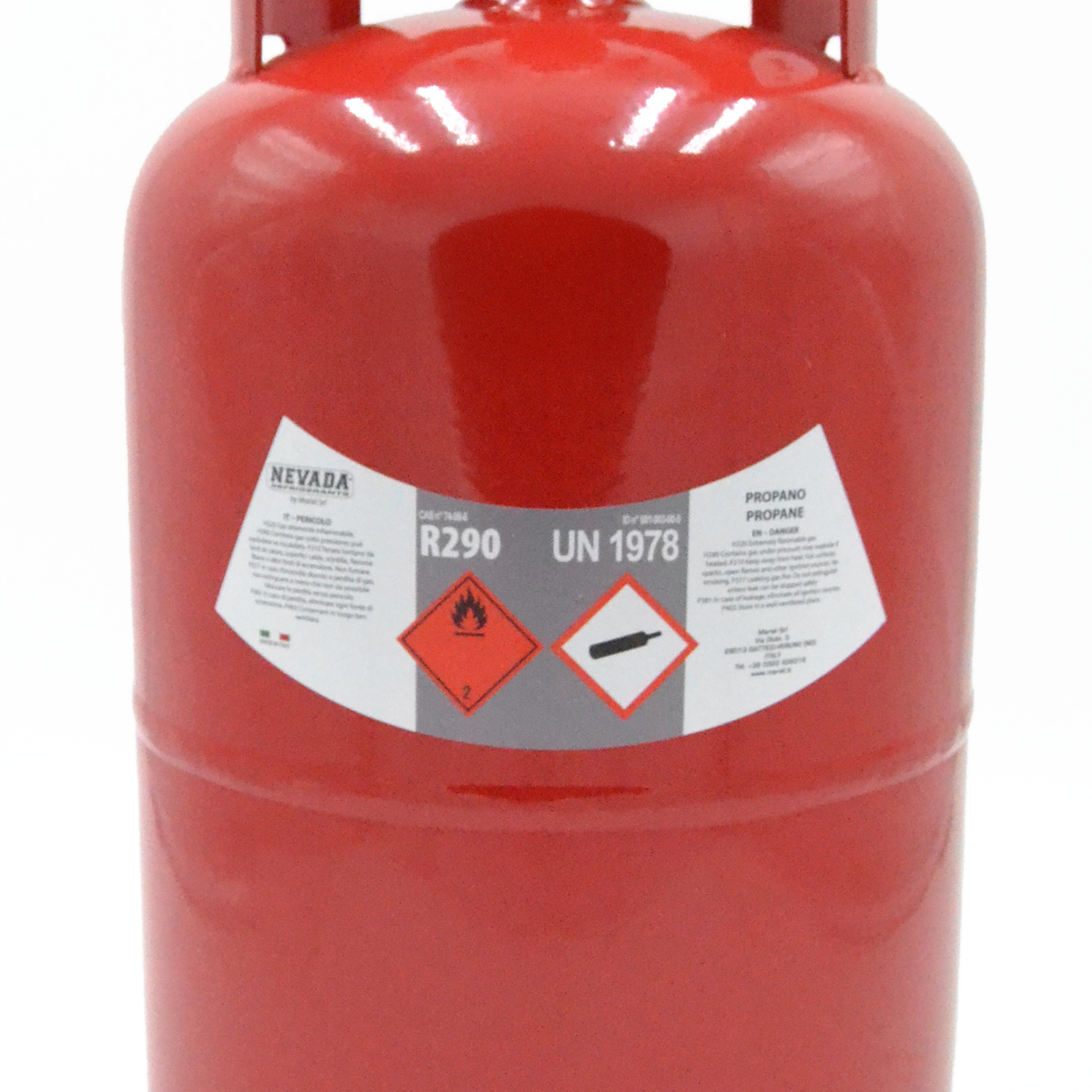 Bouteille de gaz réfrigérant R290 propane - 5 kg