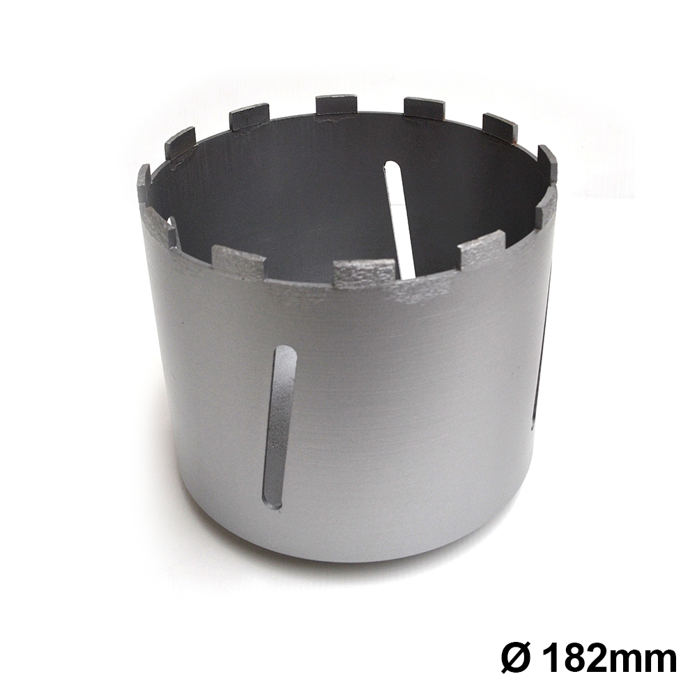 Foret diamanté pour carottier Ø 182 mm - longueur 160 mm