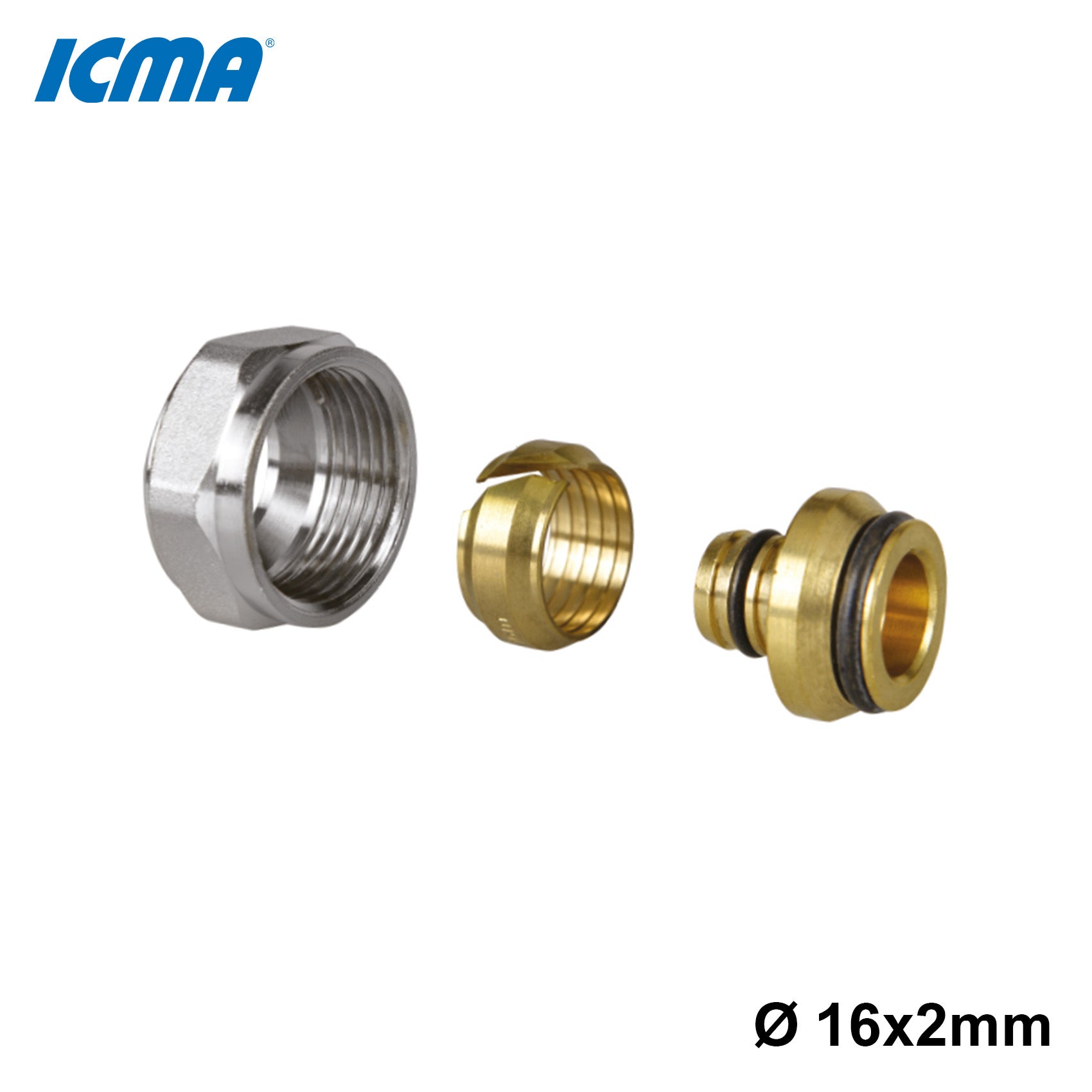 ICMA 119 Eurocone manifold fitting for multilayer pipe Ø 16x2 mm