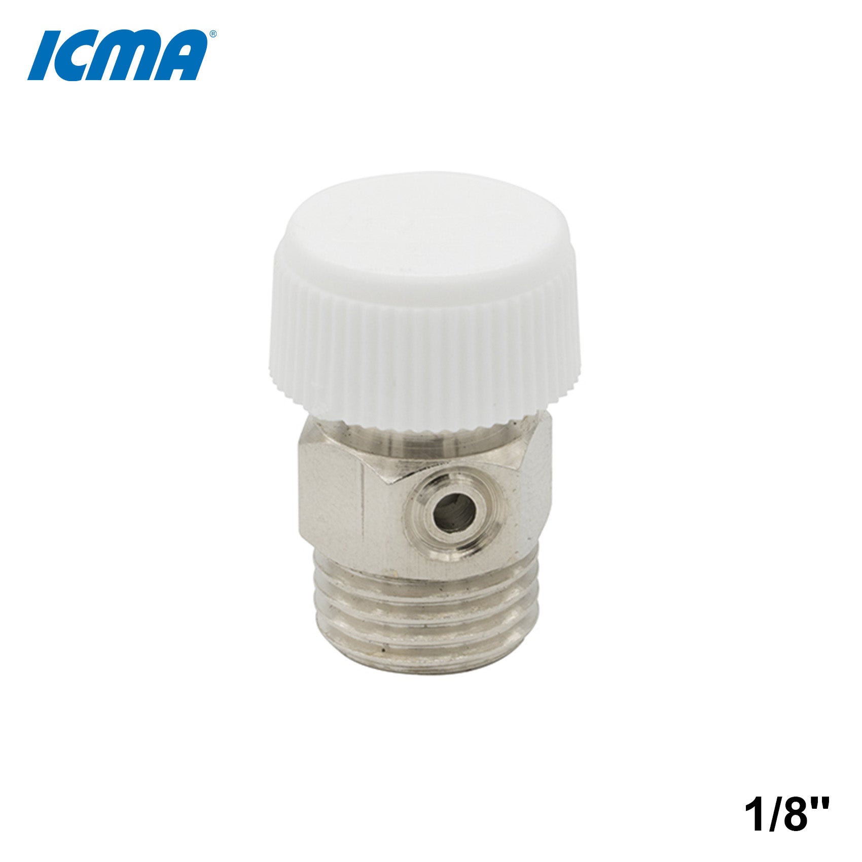 Valve de purge d'air de radiateur avec molette en plastique de 3,2 mm (1/8")