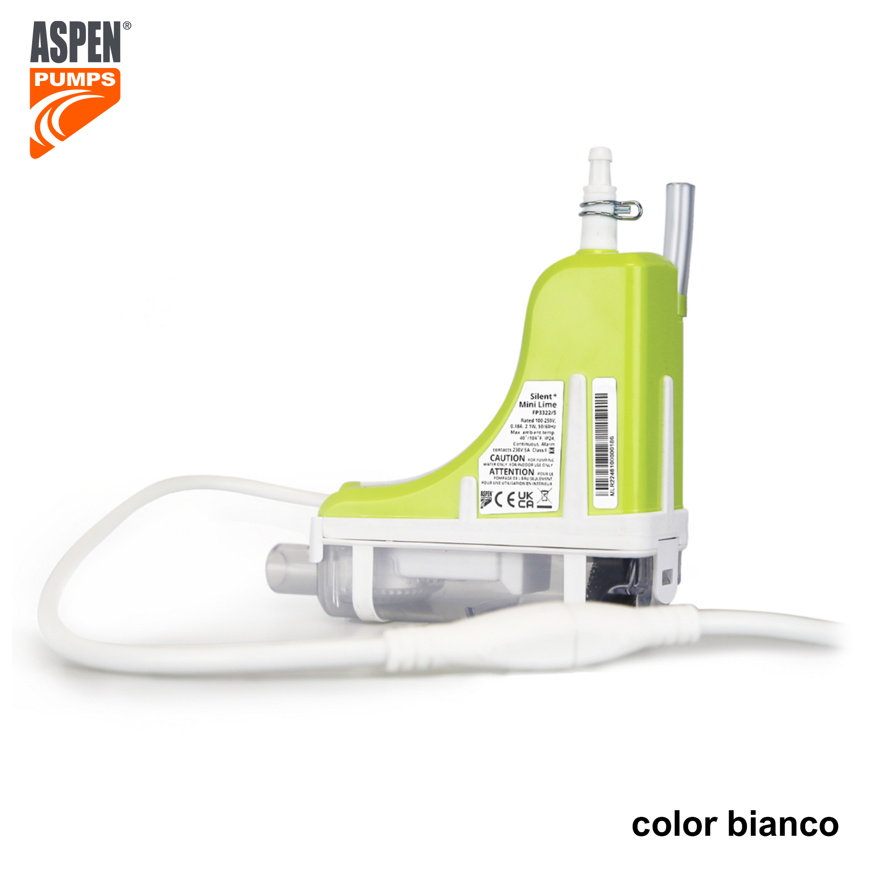 Nouvelle Aspen silent+ mini lime avec canal 80x60 couleur blanc pur