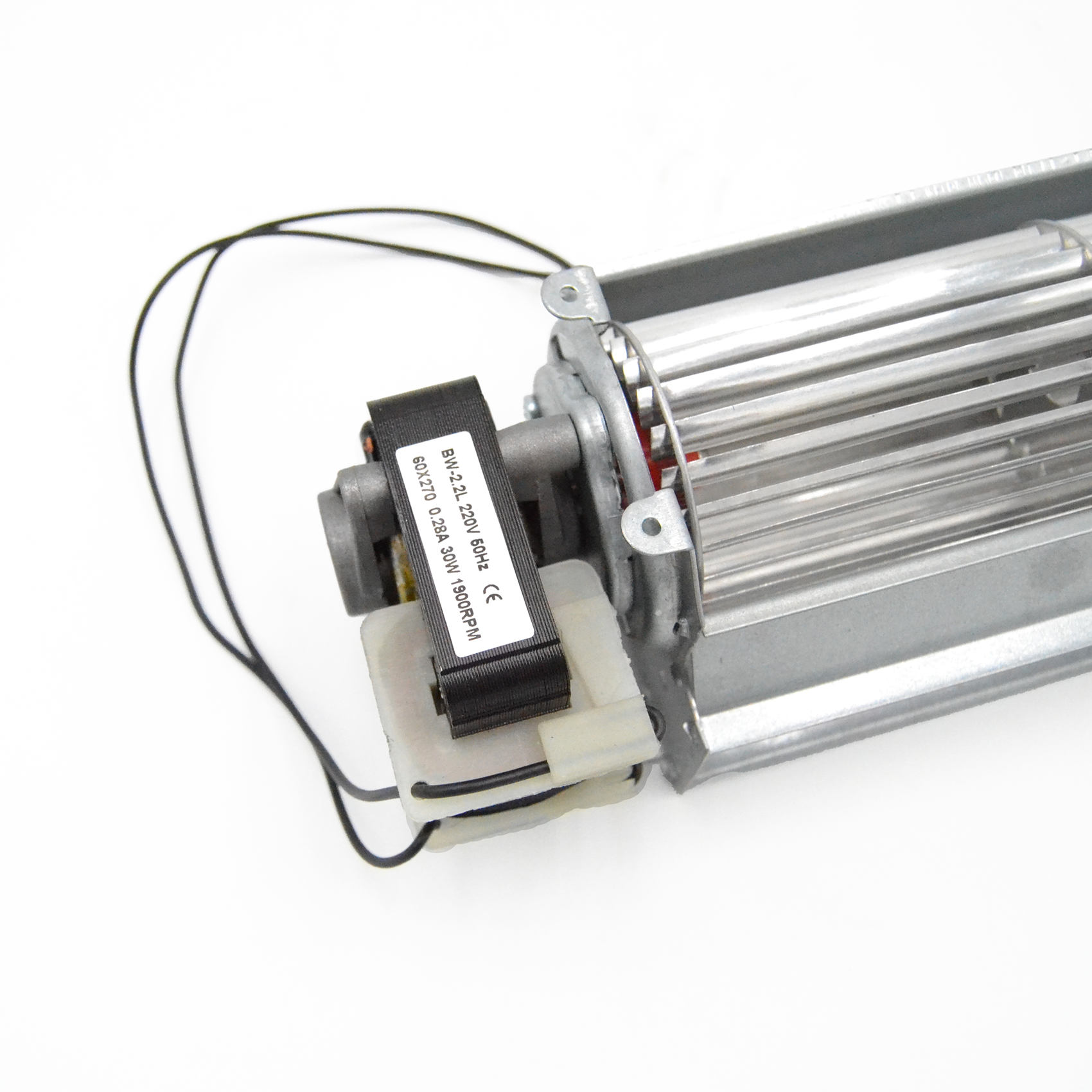 Ventilateur tangentiel gauche 270 mm, lot de 15 mm, 220 V, 50 Hz