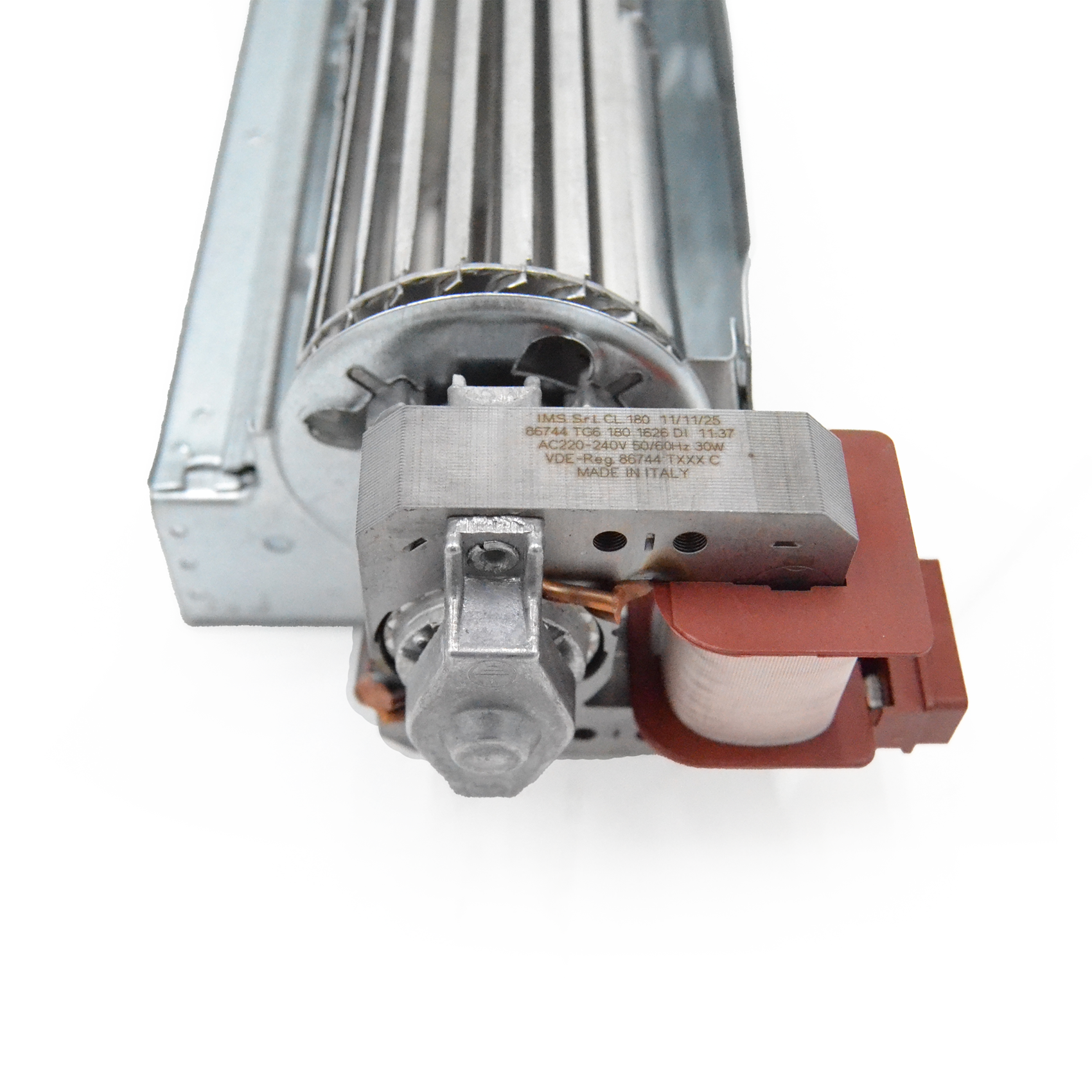 Ventilateur tangentiel droit 180 mm, lot de 15 mm, 230 V, 50/60 Hz