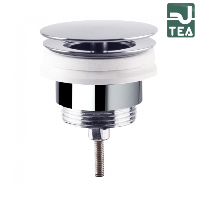 Bonde de vidange à flux libre en laiton chromé pour lavabo et bidet - 7542.710.5
