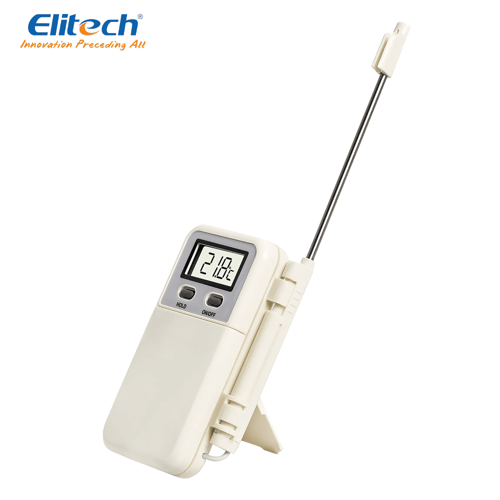 Thermomètre numérique avec sonde - câble de 9 cm - couleur blanche