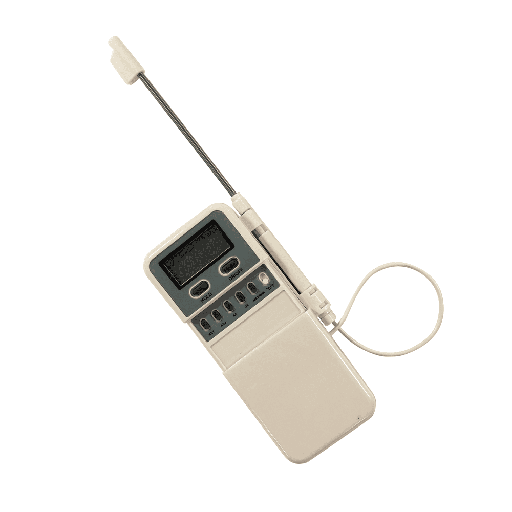 Thermomètre numérique avec sonde - câble de 9 cm - couleur blanche