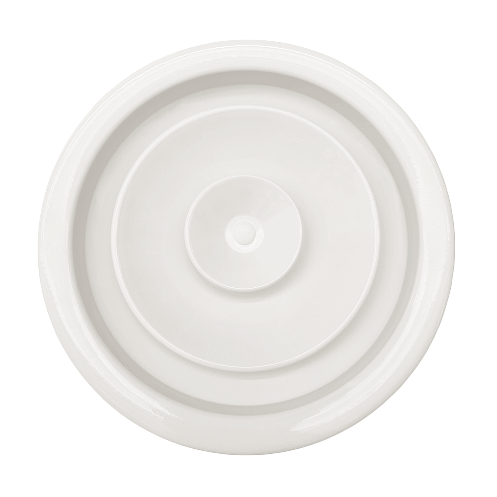 Diffuseur circulaire à cônes réglables, anémomètre, Ø 200 mm en aluminium blanc, avec clapet intégré