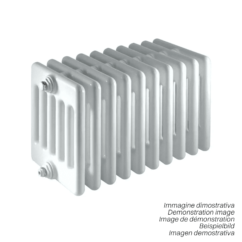 Radiateur tubulaire en acier à 6 colonnes Comby Ercos - H 300 mm
