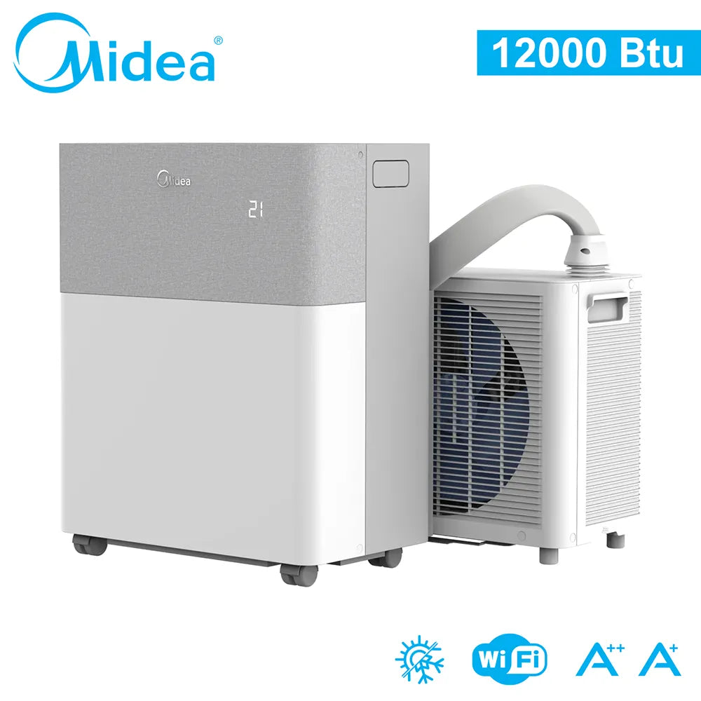 Climatiseur portable split Midea PortaSplit 12000 BTU à pompe à chaleur Wi-Fi