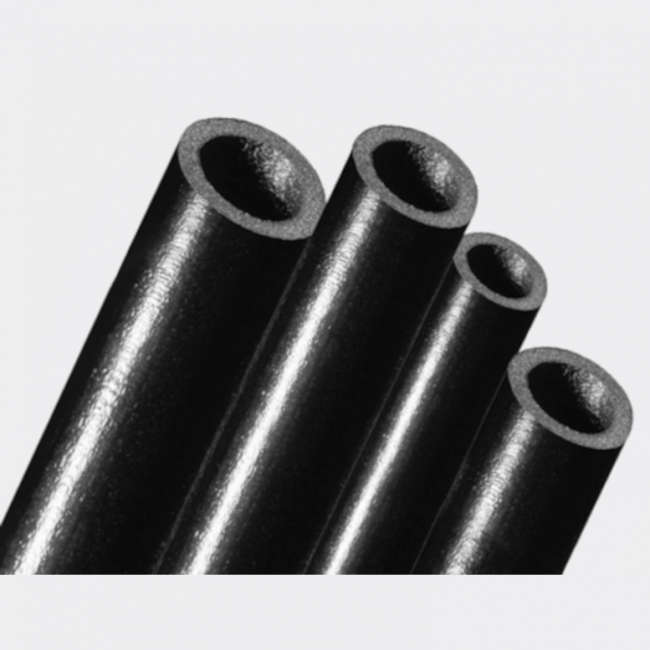 Tube isolant thermique résistant aux rayures en polyéthylène expansé, épaisseur 10 mm x diamètre intérieur 18 mm, longueur 2 m - POLISOLAN RIVESTITO PE80R