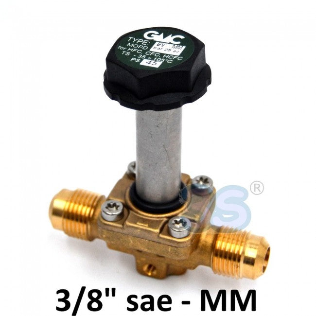 Électrovanne EV33MM - GMC, raccords mâles 3/8'' x 3/8'' SAE