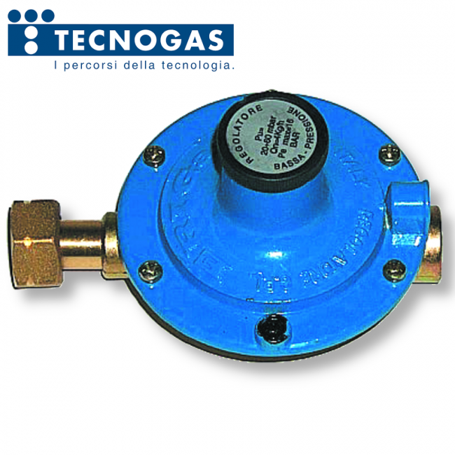 Régulateur GPL basse pression, débit 4 kg/h - sortie 3/8'' F