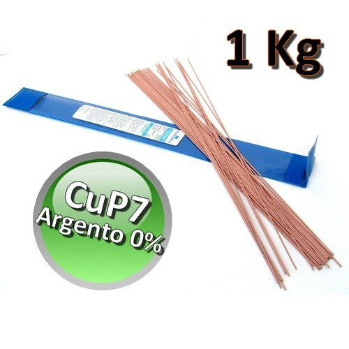 Baguettes de brasage - Alliage cuivre-phosphore 1 kg
