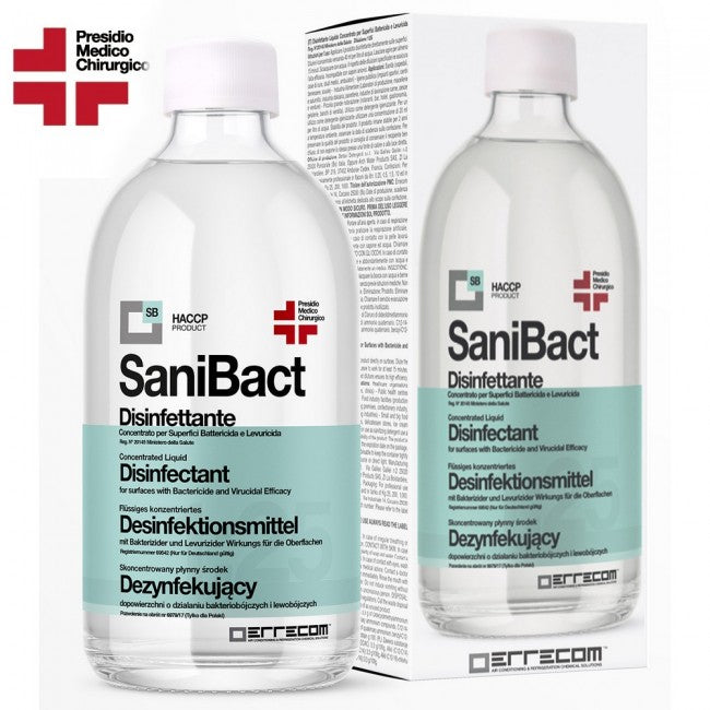 SANIBACT - Désinfectant de surface bactéricide concentré 1:25, 500 ml