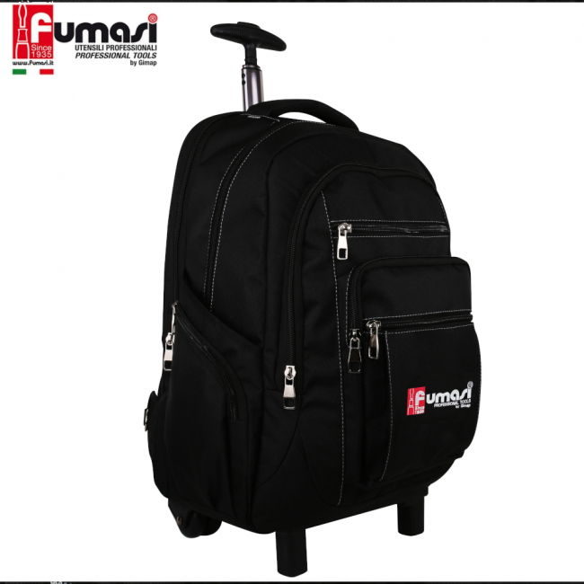 SAC À DOS PROFESSIONNEL FUMASI ÉTANCHE À ROULETTES POUR OUTILS ET DOCUMENTS
